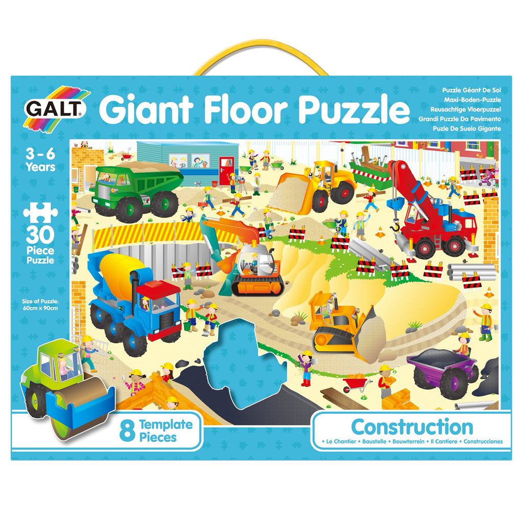Giant Floor Puzzle - Construction Site