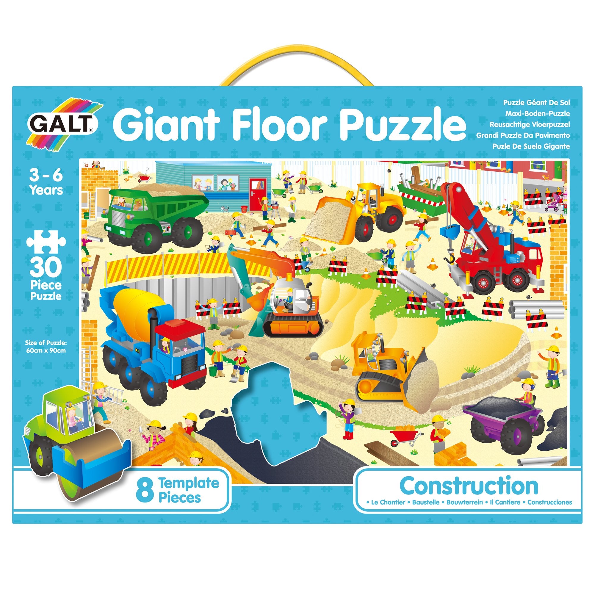 Giant Floor Puzzle Construction Site – Galt Toys UK