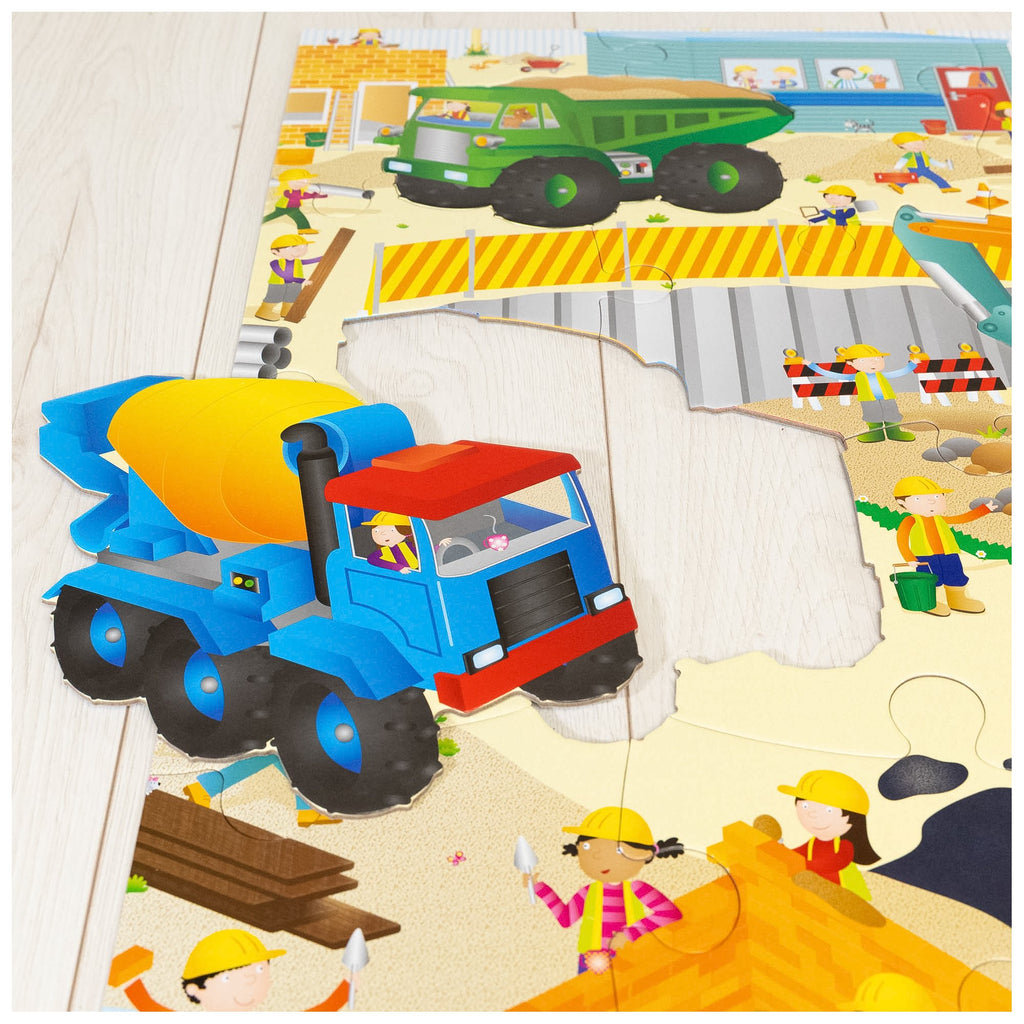 Giant Floor Puzzle - Construction Site – Galt Toys UK