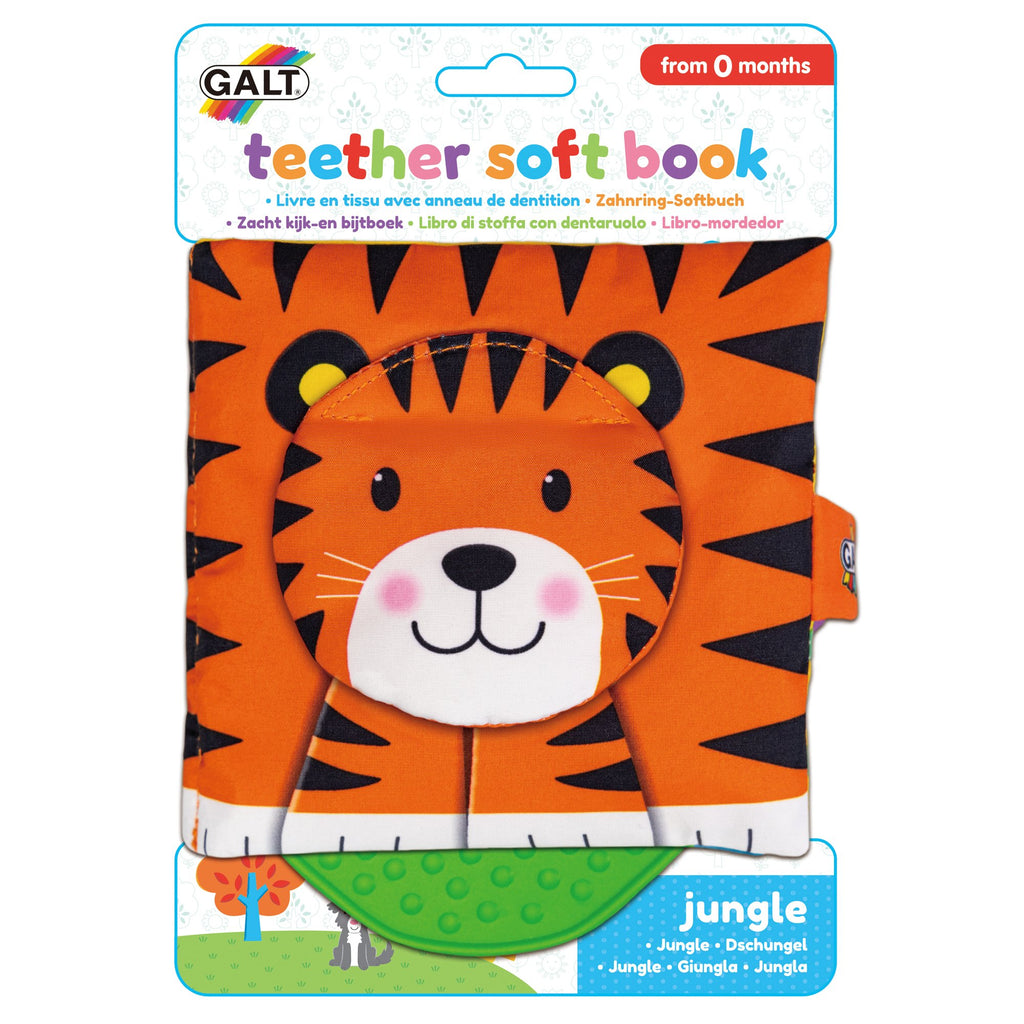 Teether Soft Book - Jungle