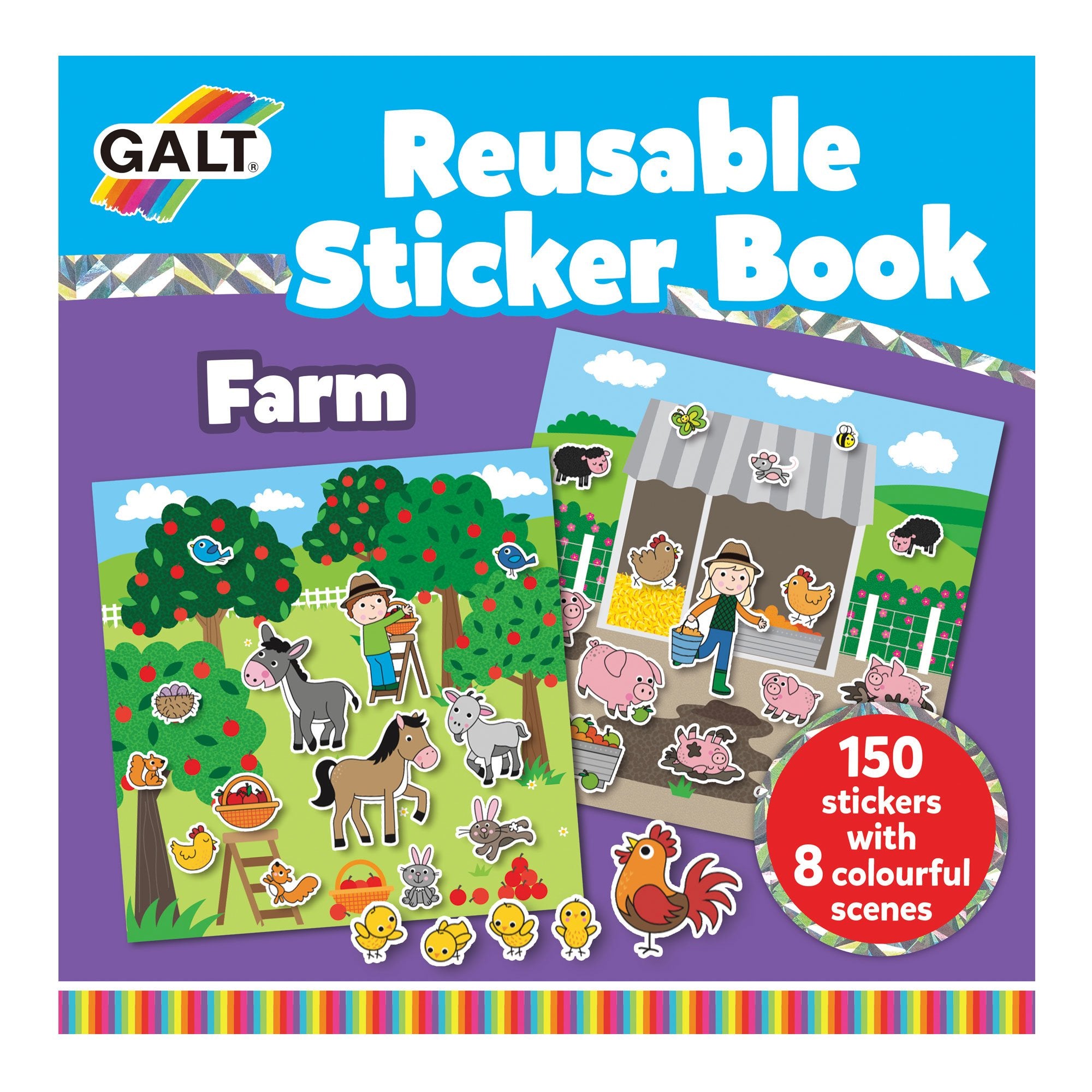 Reusable Sticker Book- Home on the Farm