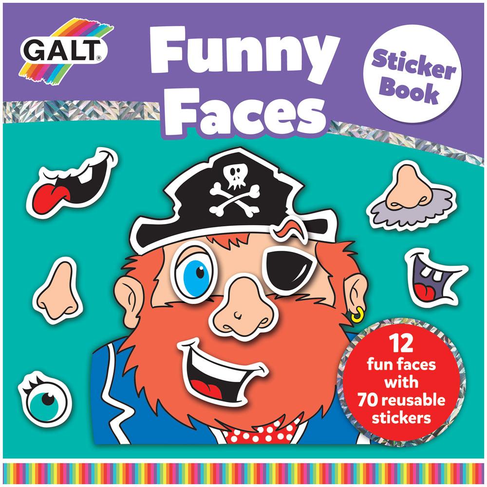 Funny Faces Sticker Book