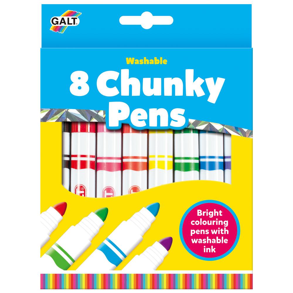 8 Chunky Pens - Washable